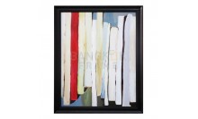 ภาพสีน้ำมัน-กรอบไม้พลาสติกสีดำ ลายศิลป์